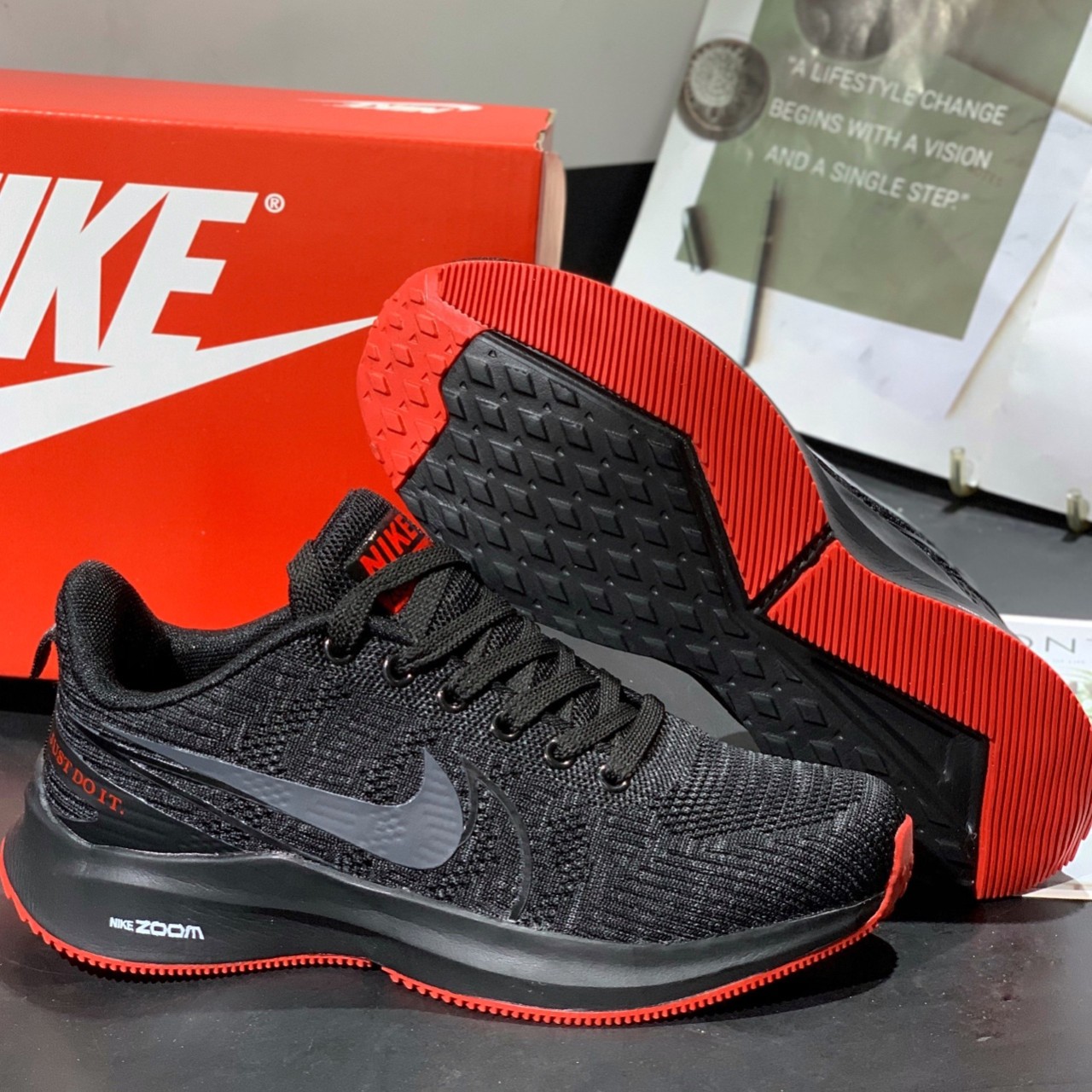 giày thể thao nike zoom 901 nữ màu đen