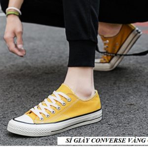 giày converse vàng cổ thấp